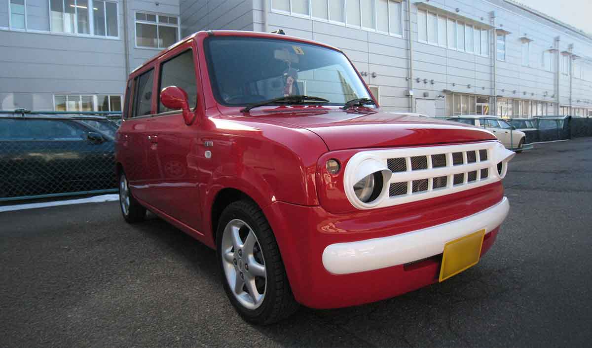 施工後画像 フェンダー交換と塗り分け塗装を行ったスズキ アルトラパン